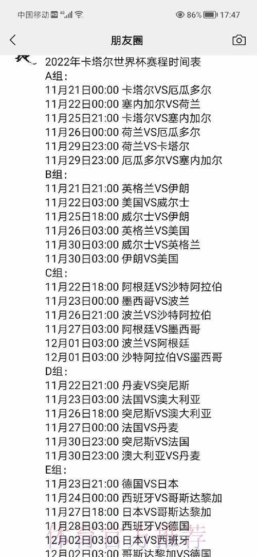 世界杯赛程全解析:比赛时间安排与胜负走势预测 世界杯赛程全解析:比赛时间安排与胜负走势预测